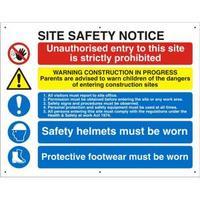 Stewart Superior CON006FB Screw PVC Sign 800x600 - Site Safety