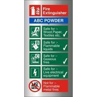 Stewart Superior BAFF092 Self Adhesive Aluminium Sign 100x200 - Fire