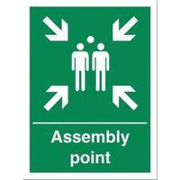 Stewart Superior KS009PVC Rigid PVC Sign 600x400mm - Fire Assembly