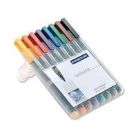 Staedtler Lumocolor 318 0.6mm Permanent Universal Pen Assorted Colours