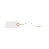 Strung Tag 120mm x 60mm White 1 x Pack of 75 TG8014