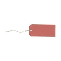 Strung Tags 120mm x 60mm Red 1 x Pack of 1000 TG8083