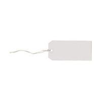 strung tags 120mm x 60mm 220 230gm2 white 1 x pack of 1000 tg8078