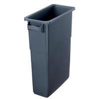 straight ecosort maxi recycling bin 70 litre capacity anthracite grey