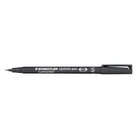 staedtler lumocolor cddvd marker pens line 04mm black 1 x pack of 10