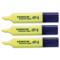 staedtler textsurfer classic 364 25 47mm highlighter pens yellow 1