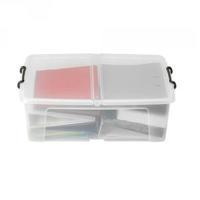 strata smart storage box 50l clear hw675