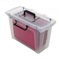 Strata Smart File Box With 5 Files HW697