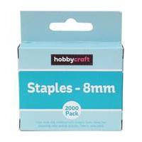 Staples 8mm 2000 Pack