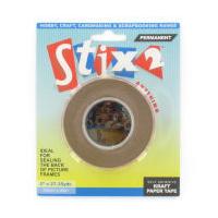 stix2 self adhesive kraft paper tape 50mm x 25m