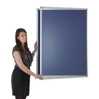 Std 1 door Tamperproof Framed Noticeboard 900mm x 600mm Key Lock