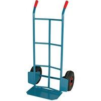 standard sack truck with pneumatic tyres back strap 200kg cap