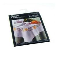 Stitch Garden Stamped Cross Stitch Tablecloth Kit Daffodils
