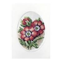 stitch garden cross stitch card kit anemones