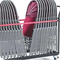 storage strap for use with chair trolleys to retain chairs