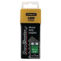 Stanley SharpShooter Heavy Duty 10mm 38in Type G Staples Pack of 1000