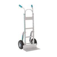 Stair climbing Hand Truck Low-Friction Skids Pneumatic Tyres Aluminium