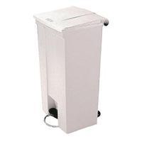 step on waste container 87 litre white 324308