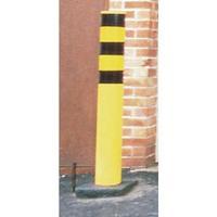 Steel Outdoor Safety Bollard Yellow 330133