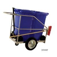 street orderly truck cw 2x120ltr blue wheelie bins brush and shovel