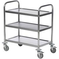 Stainless Steel Trolley 3 Shelf 600X400