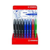 Stabilo Sensor Fineliner Assorted Colours in Display Stand Pack of 45