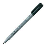 Staedtler Lumocolor Fine Tip Water Soluble OHP Black Pen Pack of 10