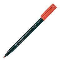 staedtler lumocolor medium tip permanent ohp red pen pack of 10 317 2
