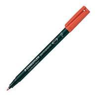 staedtler lumocolor fine tip permanent ohp red pen pack of 10 318 2
