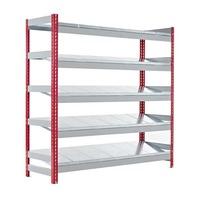 Static Just Kanban Shelving - 1800mm H x 1200mm W x 600mm D - 6 Levels