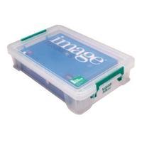 StoreStack 5.5 Litre Clear W400xD255xH80mm Storage Box RB90121