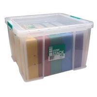 StoreStack 48 Litre Clear W490xD440xH320mm Storage Box RB90125