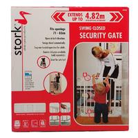 Stork ChildCare Stair Gate 71-82cm White