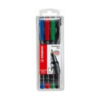 Stabilo OHPen universal permanent - Pack of 4