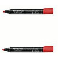 staedtler 350 lumocolor permanent marker red