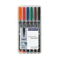 Staedtler Lumocolor permanent B (pack of 6)