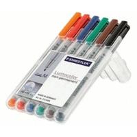 staedtler lumocolor non permanent m pack of 6