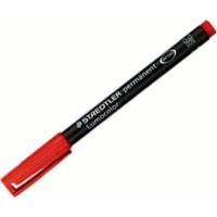 Staedtler 317 Lumocolor permanent M red