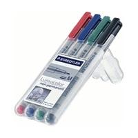 staedtler lumocolor non permanent m pack of 4