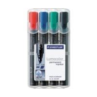 Staedtler 350 Lumocolor Permanent Marker Box 4-Pack