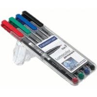 Staedtler Lumocolor 318 permanent F - Pack of 4