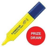 Staedtler Textsurfer Classic 364 2.5 - 4.7mm Highlighter Pens Yellow 1