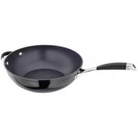 stellar 3000 non stick frying wok 28cm black