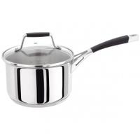 Stellar Induction Saucepan with Measuring Guides, Stainless Steel, 16cm