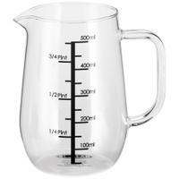 Stellar Kitchen Glass Measuring Jug, 500ml, Glass Jug