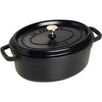 Staub Oval Cocotte Black, 23cm