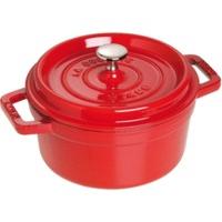 Staub Roasting Pot 22cm Cherry Red