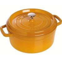 Staub Roasting Pot 22cm Mustard