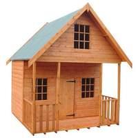 Strongman 8ft x 8ft (2.35m x 2.35m) Lodge Loglap Playhouse With Installation