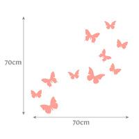 Stickerscape Butterfly Wall Stickers in Marshmallow Pink